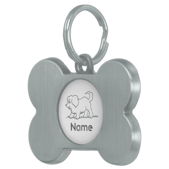 Personalized Dog Tag (Front Right)