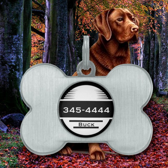 Personalized Dog Tag Telephone and Name (Creator Uploaded)