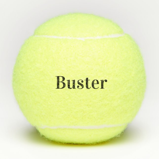 Personalized Dog Tennis Balls (Front)