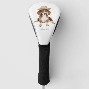 Personalized Dog Watercolor Golf Head Cover