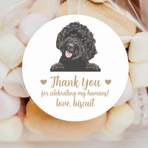 Personalized Dog Wedding Favour Stickers