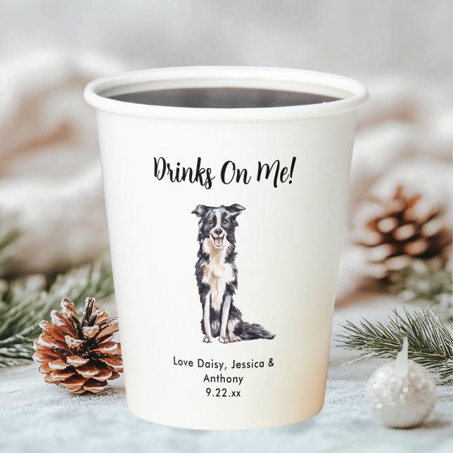 Personalized Dog Wedding Paper Cups (Creator Uploaded)
