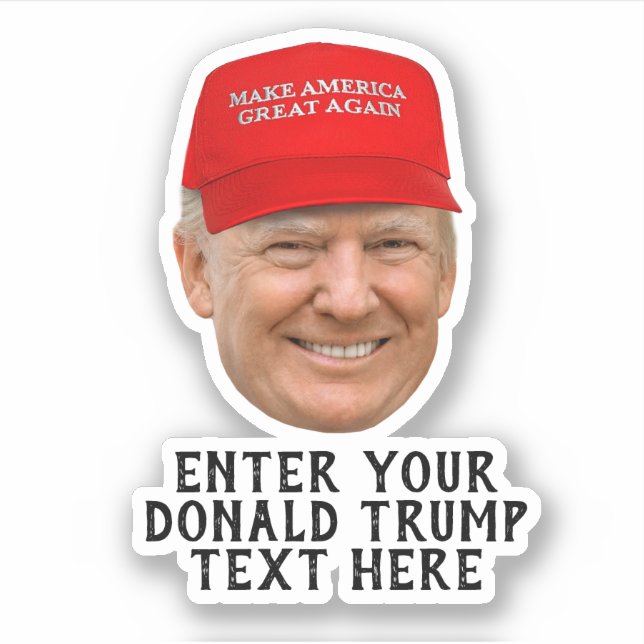 PERSONALIZED DONALD TRUMP MAGA (Front)