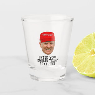 PERSONALIZED DONALD TRUMP MAGA SHOT GLASS