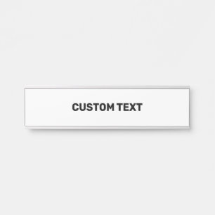 personalized door sign with your custom text