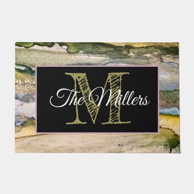 Personalized doormat colourful (Front)