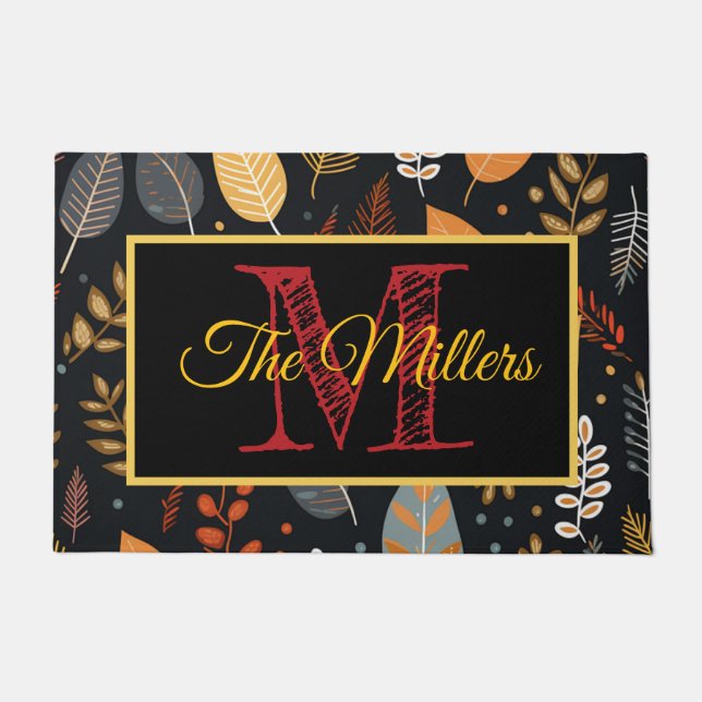 Personalized doormat colourful (Front)