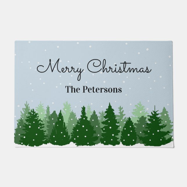 Personalized Doormat Merry Christmas (Front)