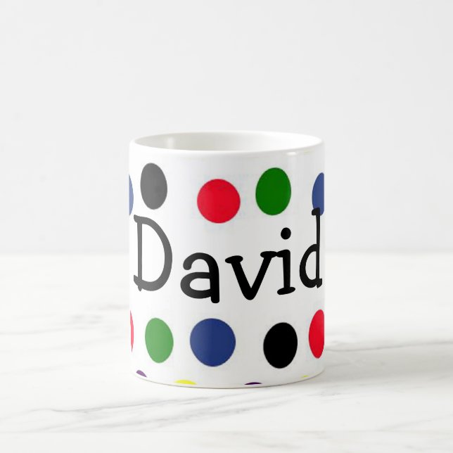 Personalized Doted Mug (Center)