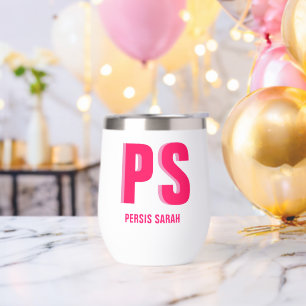 Personalized Double Shadow Monogram Initial Name