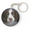 Personalized Double Sided Puppy Dog Pet Key chain