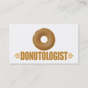 Personalized Doughnut Business Card