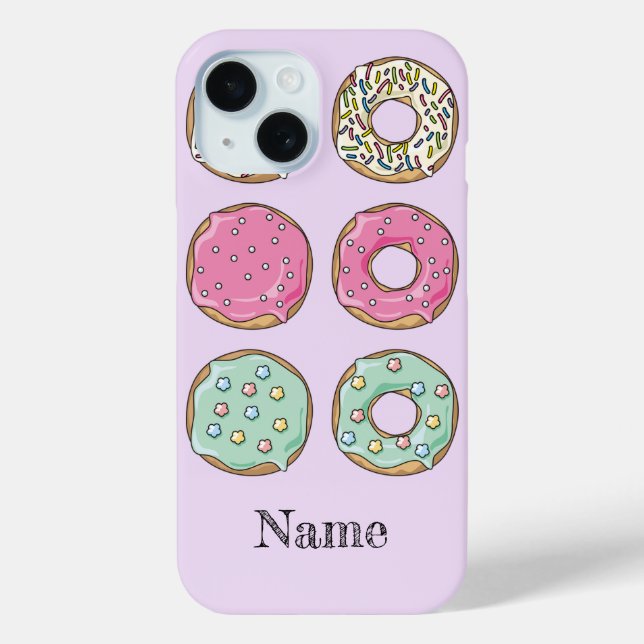 Personalized Doughnut Delight Case-Mate iPhone Case (Back)