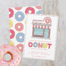 Personalized Doughnut Shop Party