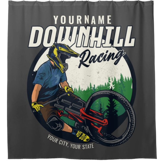 Personalized Downhill Racing Mountain Bike Trail (Front)