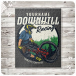 Personalized Downhill Racing Mountain Bike Trail  Jigsaw Puzzle<br><div class="desc">Personalized Mountain Bike Downhill Racing,  rugged trail riding design. Customize with your Name or Custom Text!</div>