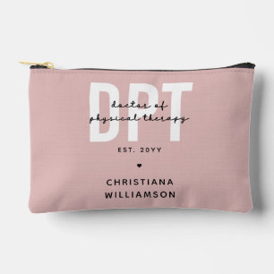 Personalized DPT Doctor of Physical Therapy Accessory Pouch