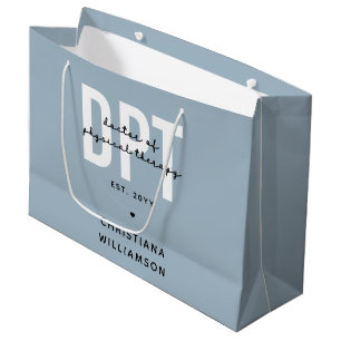 Personalized DPT Doctor of Physical Therapy Large Gift Bag