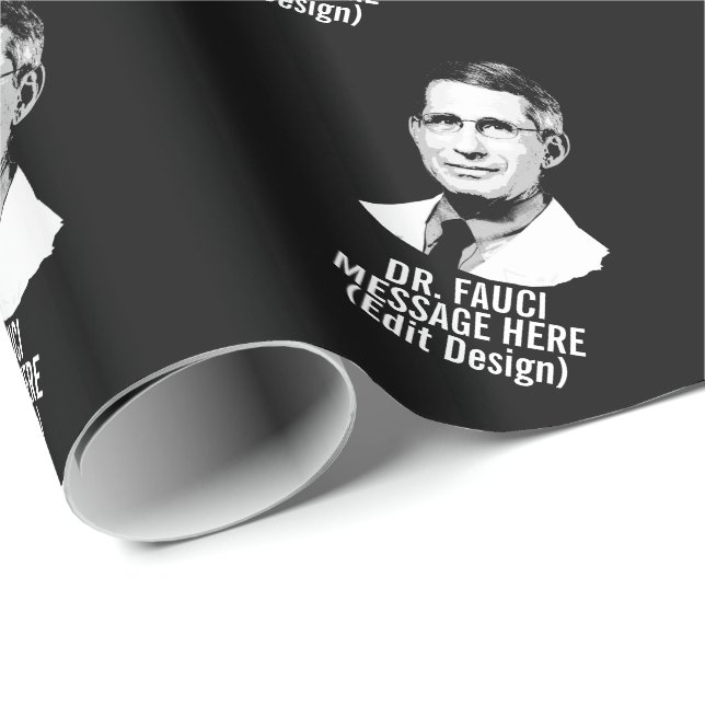 Personalized DR FAUCI Wrapping Paper (Roll Corner)