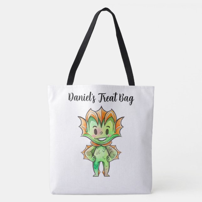 Personalized Dracula Treat Tote Bag (Front)