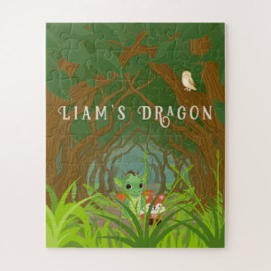Personalized Dragon and Friend Jigsaw Puzzle