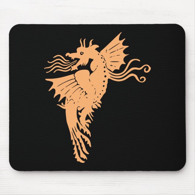 Personalized Dragon Mouse Pad (Front)