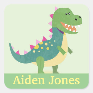 Personalized dragon stickers colourful