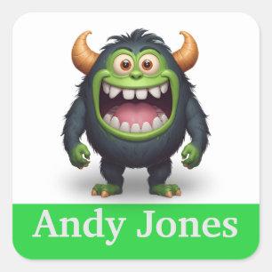 Personalized dragon stickers colourful