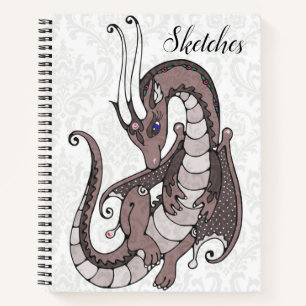Personalized Dragon Woman Notebook