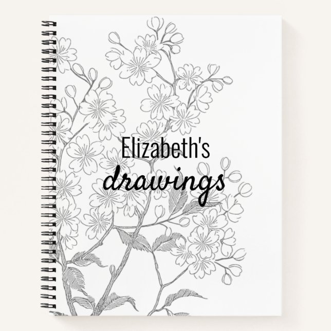 Personalized drawing notebook (Front)