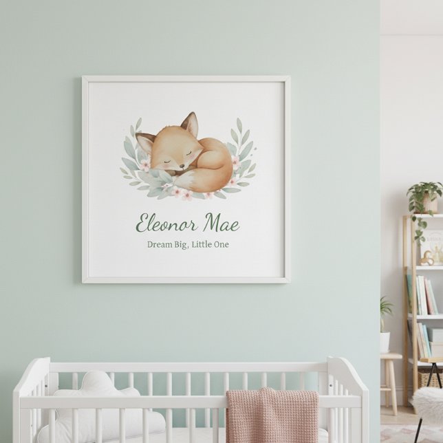  Personalized Dream Big, Little One Nursery Wall Poster (Creator Uploaded)