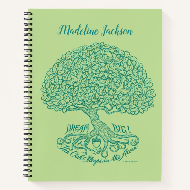 Personalized Dream Big Notebook (Front)