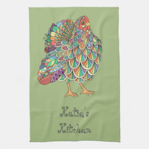 Personalized Dream Chicken Kitchen Towel