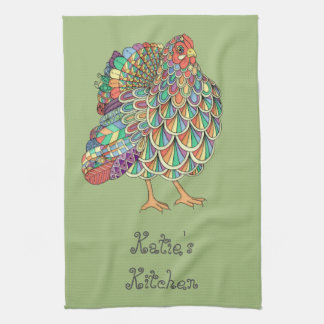 Personalized Dream Chicken Kitchen Towel