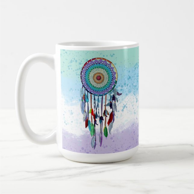 Personalized Dreamcatcher  Coffee Mug (Left)