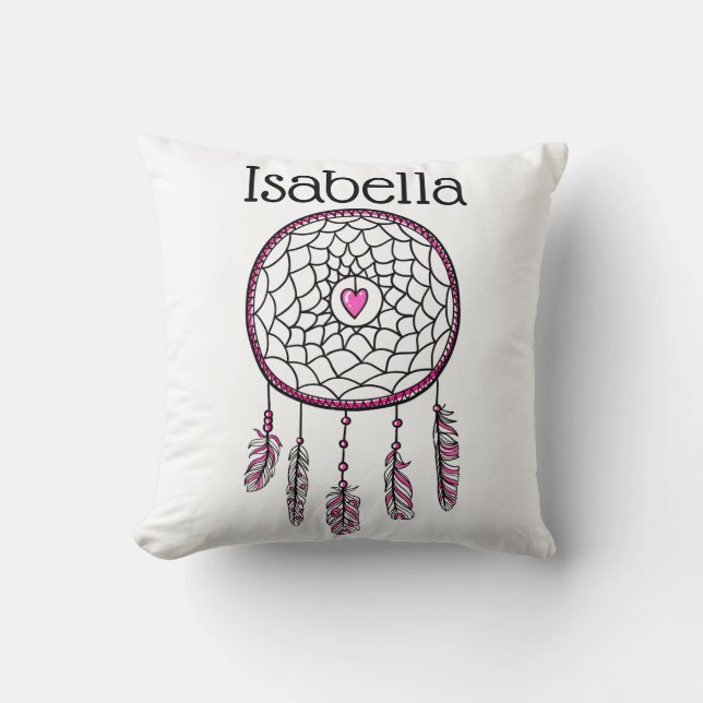 Personalized Dreamcatcher Dream Catcher Pillow (Front)