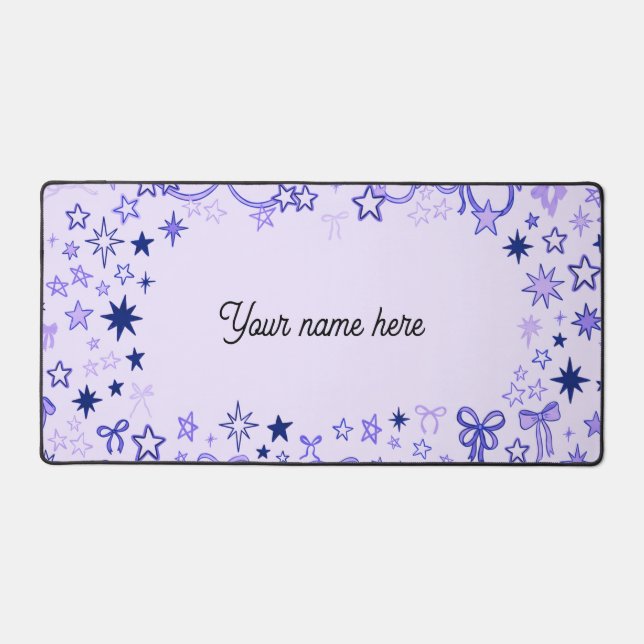 Personalized Dreamy Stars Desk Pad (Front)