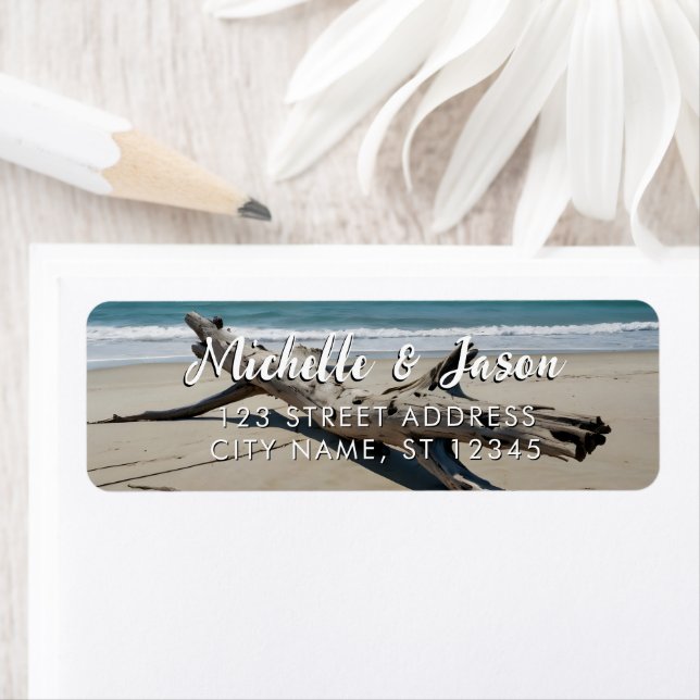 Personalized Driftwood Ocean Summer Beach Waves    (Insitu)
