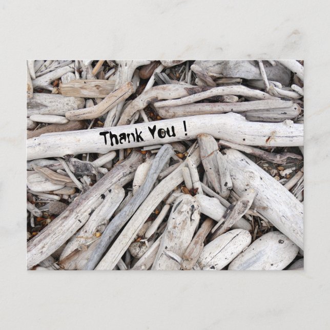 Personalized Driftwood Postcard (Front)