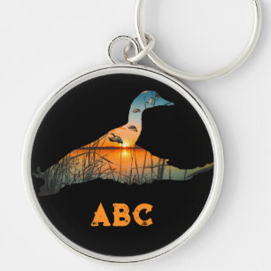 Personalized Duck Hunter Gifts, Mallard Keychain