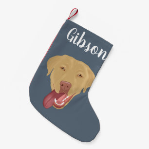 Personalized Dudley Labrador Christmas Small Christmas Stocking
