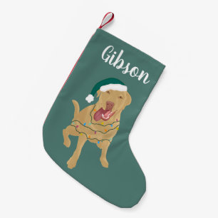 Personalized Dudley Labrador Christmas Small Christmas Stocking
