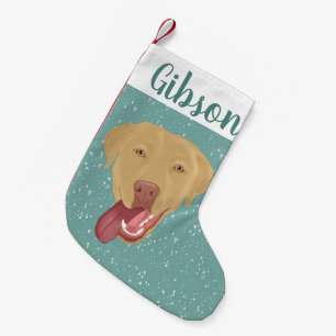 Personalized Dudley Labrador Christmas Small Christmas Stocking