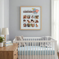 Personalized Dumbo First Birthday Milestone