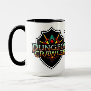 Personalized Dungeon Crawler Colour Logo Mug
