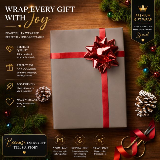 Personalized Dusty Rose Wrapping Paper (Creator Uploaded)