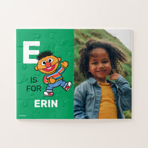 Personalized E is for Ernie   Photo Jigsaw Puzzle