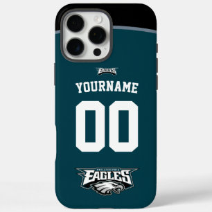 Personalized Eagles Jersey American Football iPhone 16 Pro Max Case