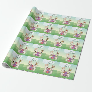 Personalized Easter Baby Shower Gift Wrap