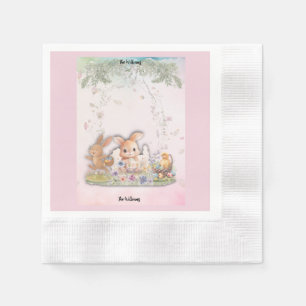 Personalized Easter Brunch  Paper Napkins